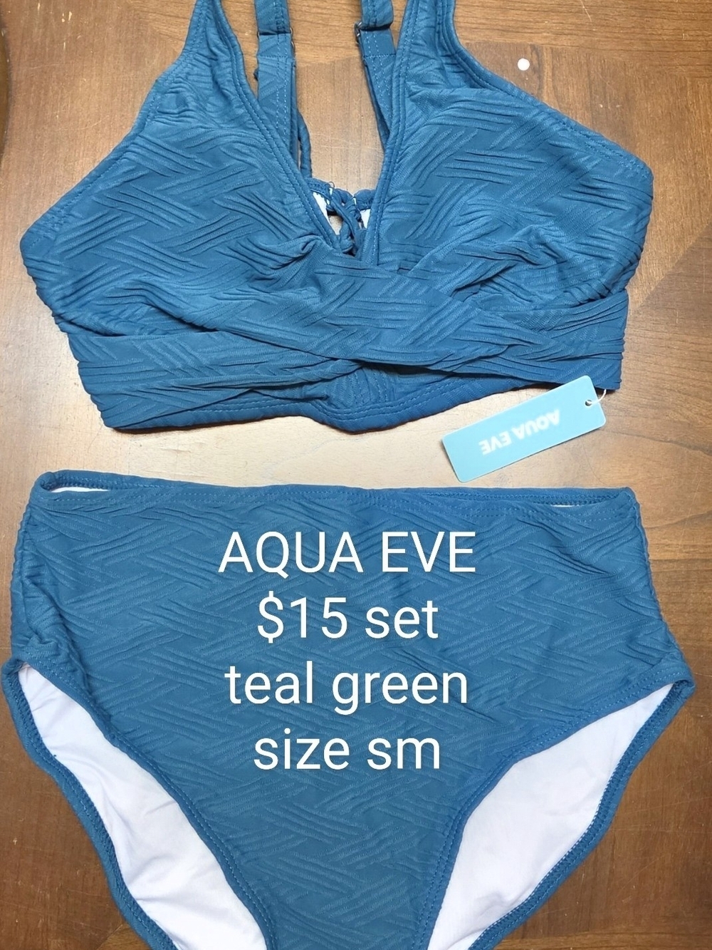Teal Green Kids Swim Set - Size SM